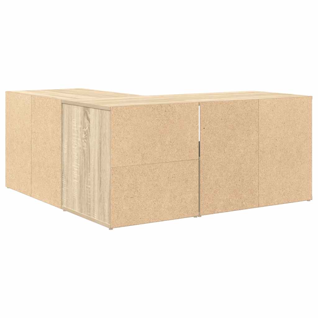 Mobile Angolare Rovere Sonoma 160x40x45 cm in Truciolato