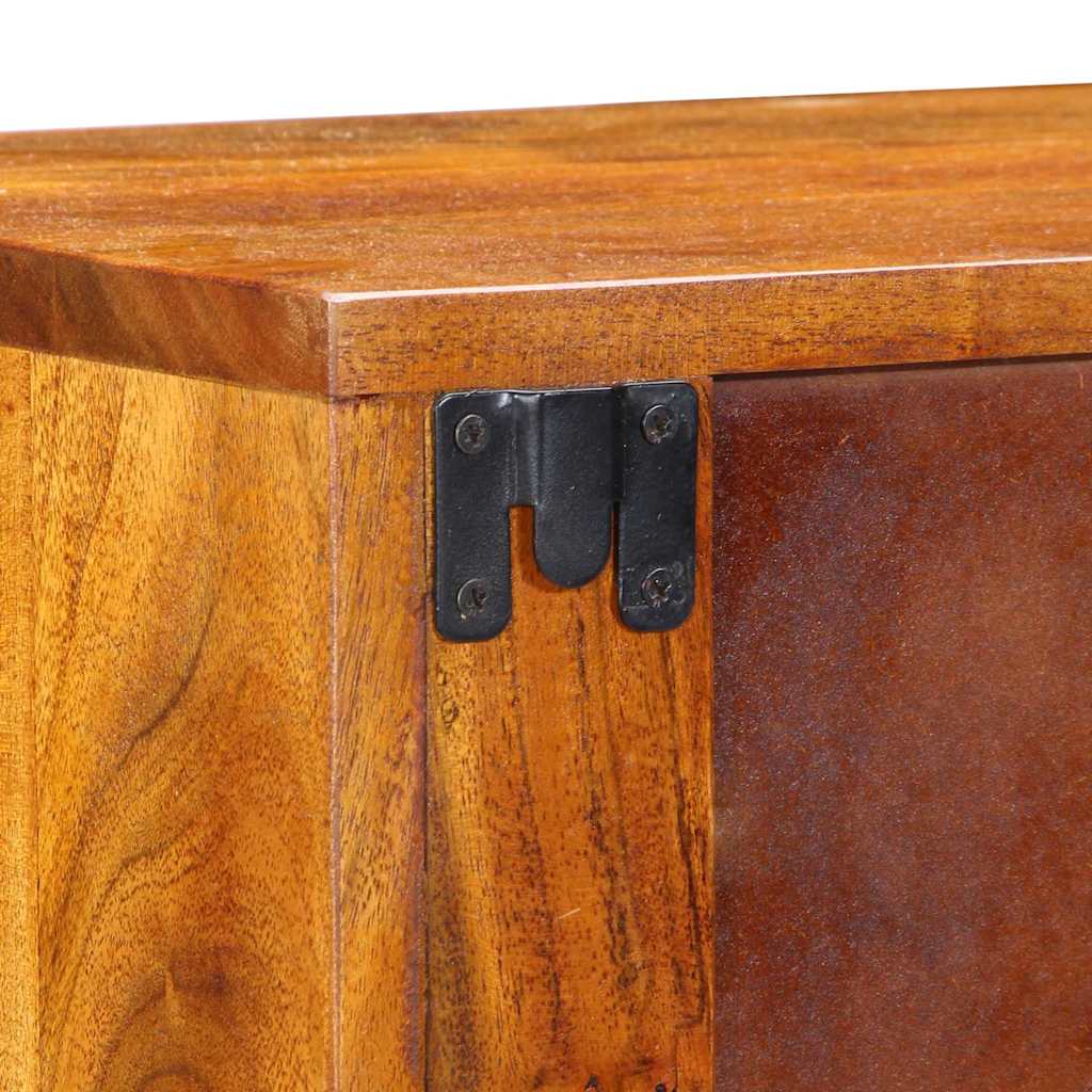 Armadio da Notte con cassetto 2 pcs Marrone 35 x 30 x 22 cm | homemem39