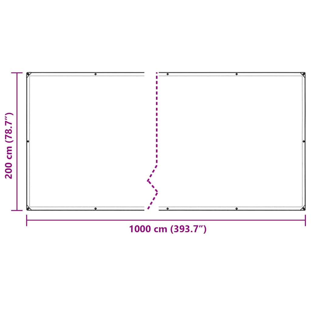 Telone Trasparente con Occhielli 2x10 m in Polietilene | homemem39