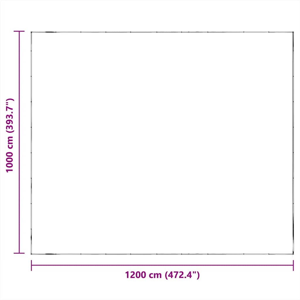 Telone Trasparente con Occhielli 10x12 m in Polietilene | homemem39