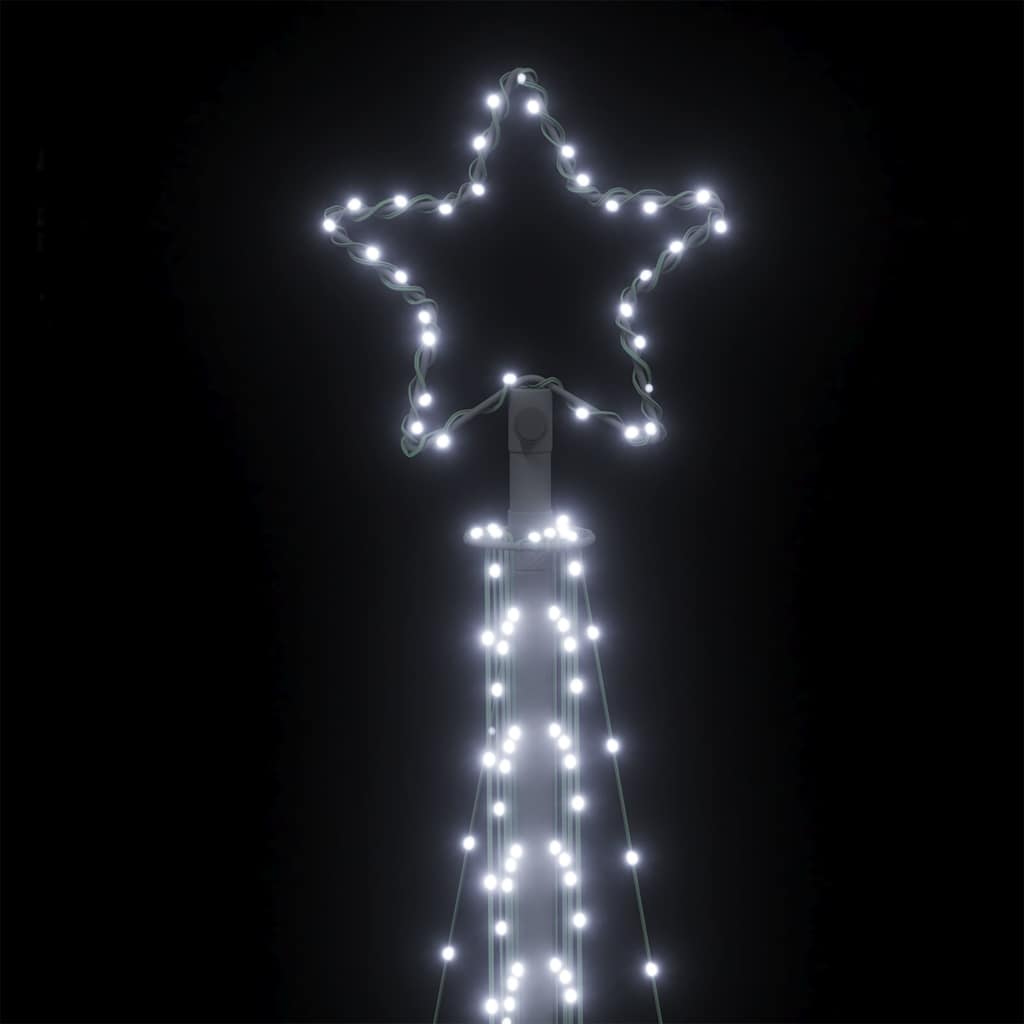 Albero di Natale a LED 495 LED Bianco Freddo 300,5 cm | homemem39
