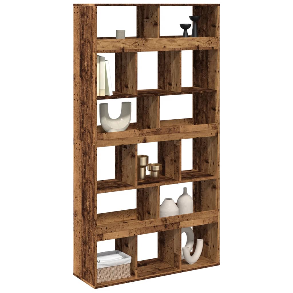 Divisorio Stanza Legno Antico 100x33x187,5 cm in Truciolato | homemem39