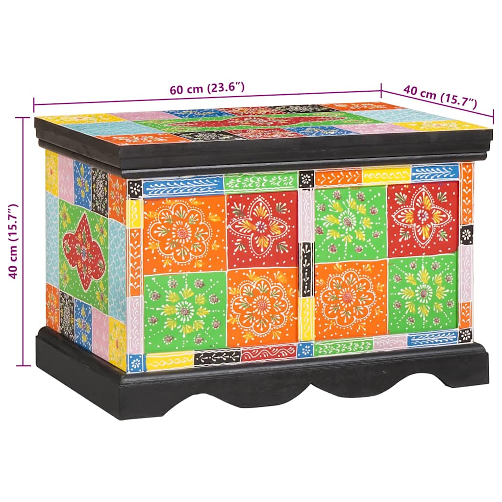 Scatola di Stoccaggio Multicolore 60 x 40 x 40 cm | homemem39