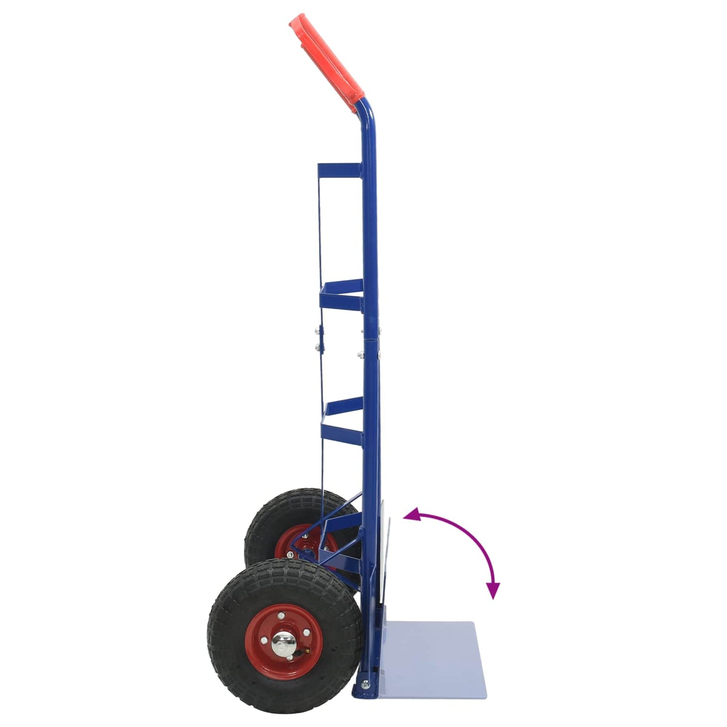 Carrello Pieghevole Estensibile Blu e Rosso 57 x 46 x 113 cm | homemem39