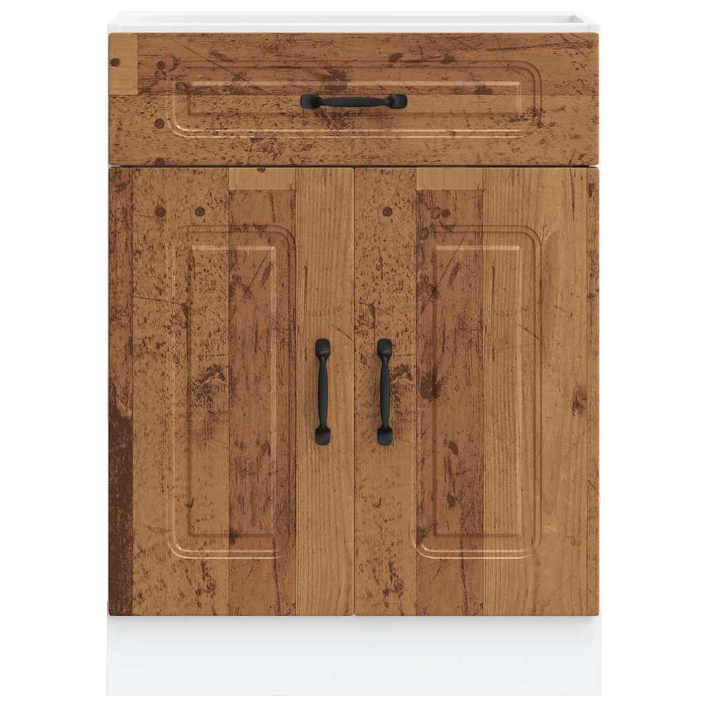 Base da Cucina Kalmar Legno Vecchio in Legno Multistrato