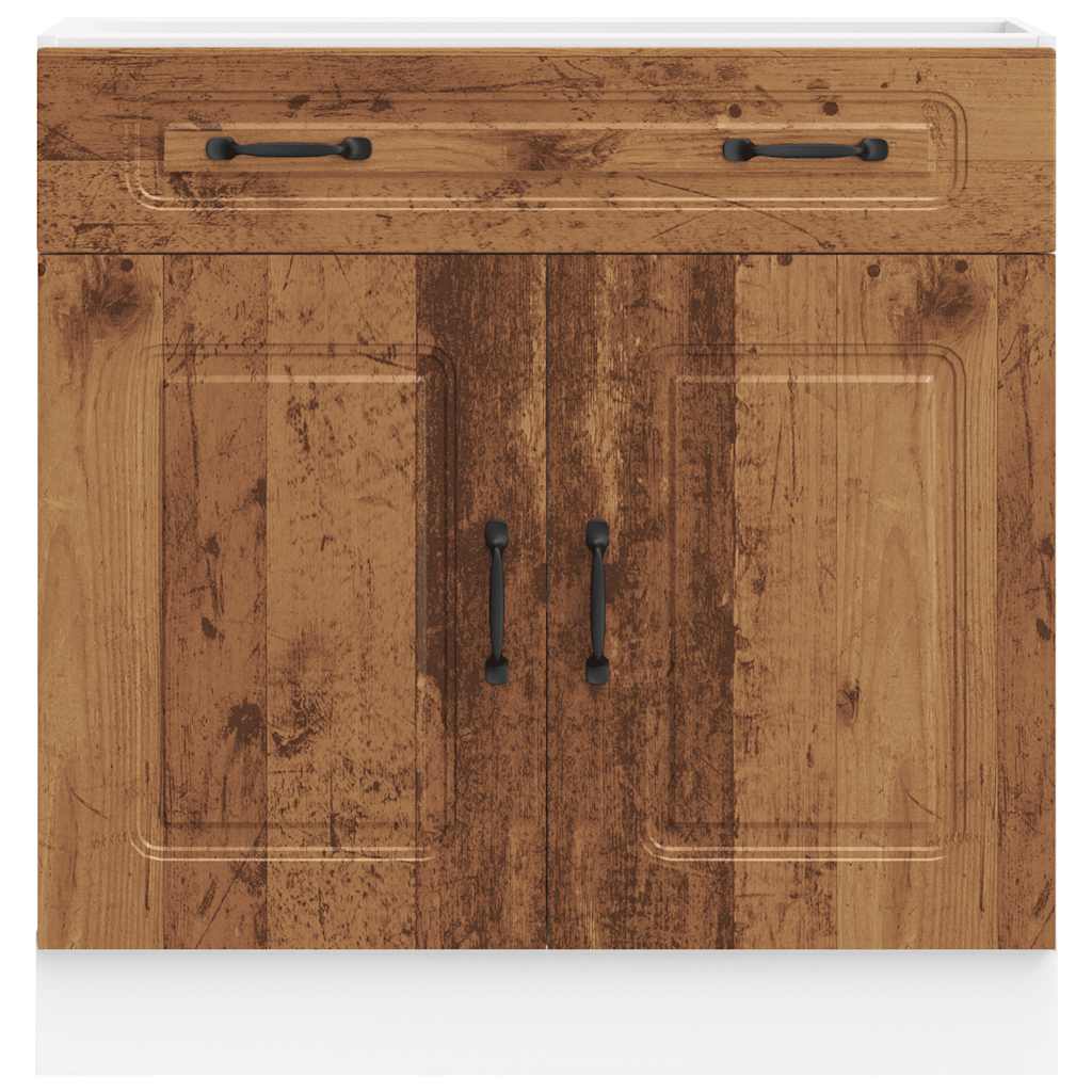 Base da Cucina Kalmar Legno Vecchio in Legno Multistrato