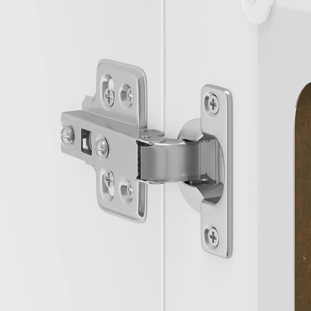 Pensile da Cucina con Porta in Vetro Lucca Rovere Fumo - homemem39