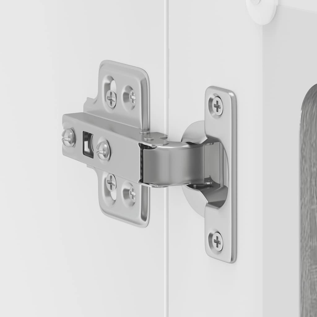 Pensile da Cucina con Porta in Vetro Lucca Grigio Sonoma - homemem39