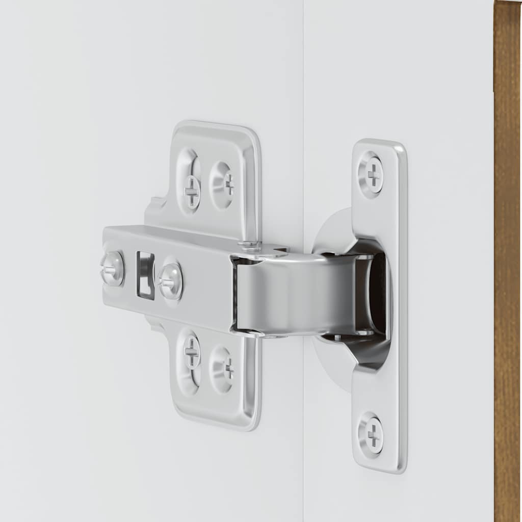 Pensile da Cucina con Porta in Vetro Porto Rovere Fumo