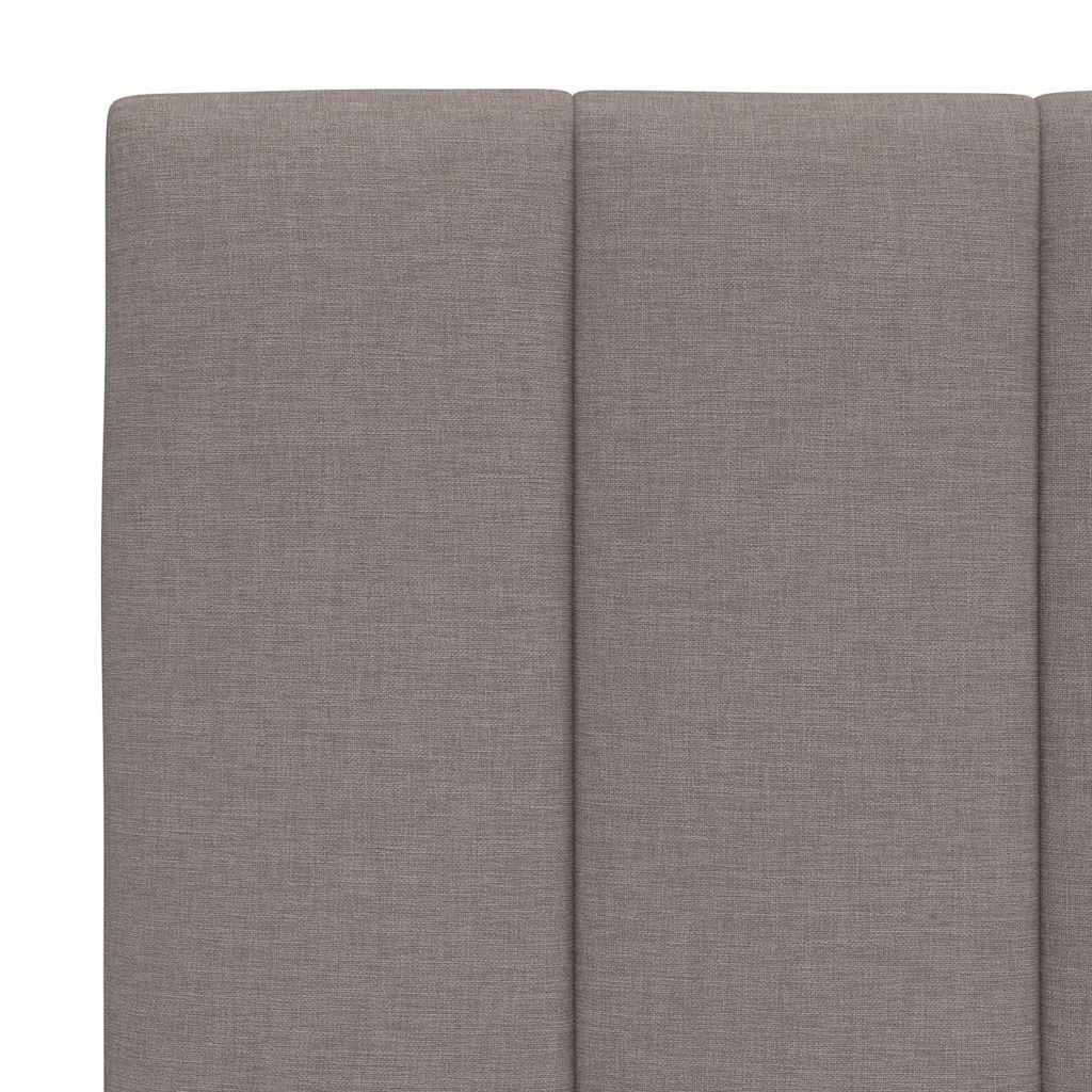 Giroletto senza Materasso Hanko Tortora 200x200 cm in Tessuto | homemem39