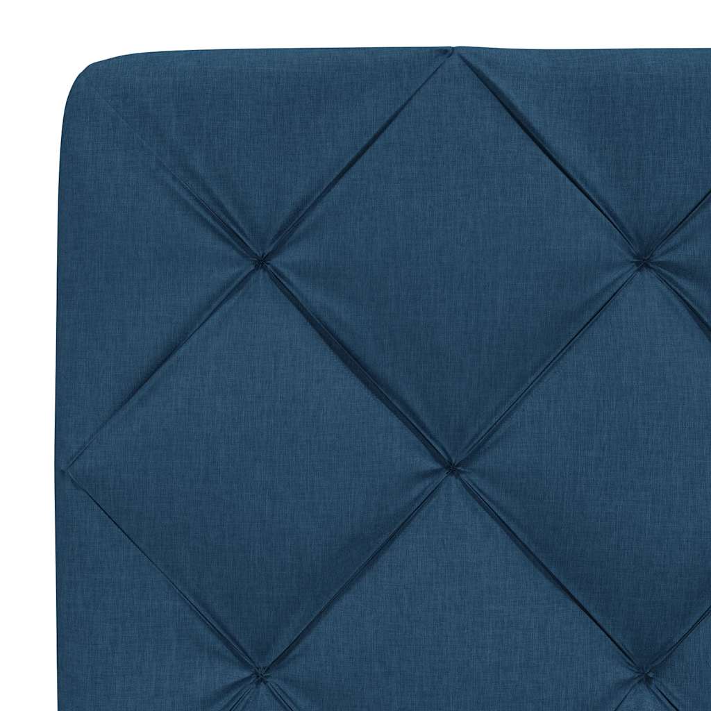 Letto con Materasso Blu 120x200 cm in Tessuto | homemem39