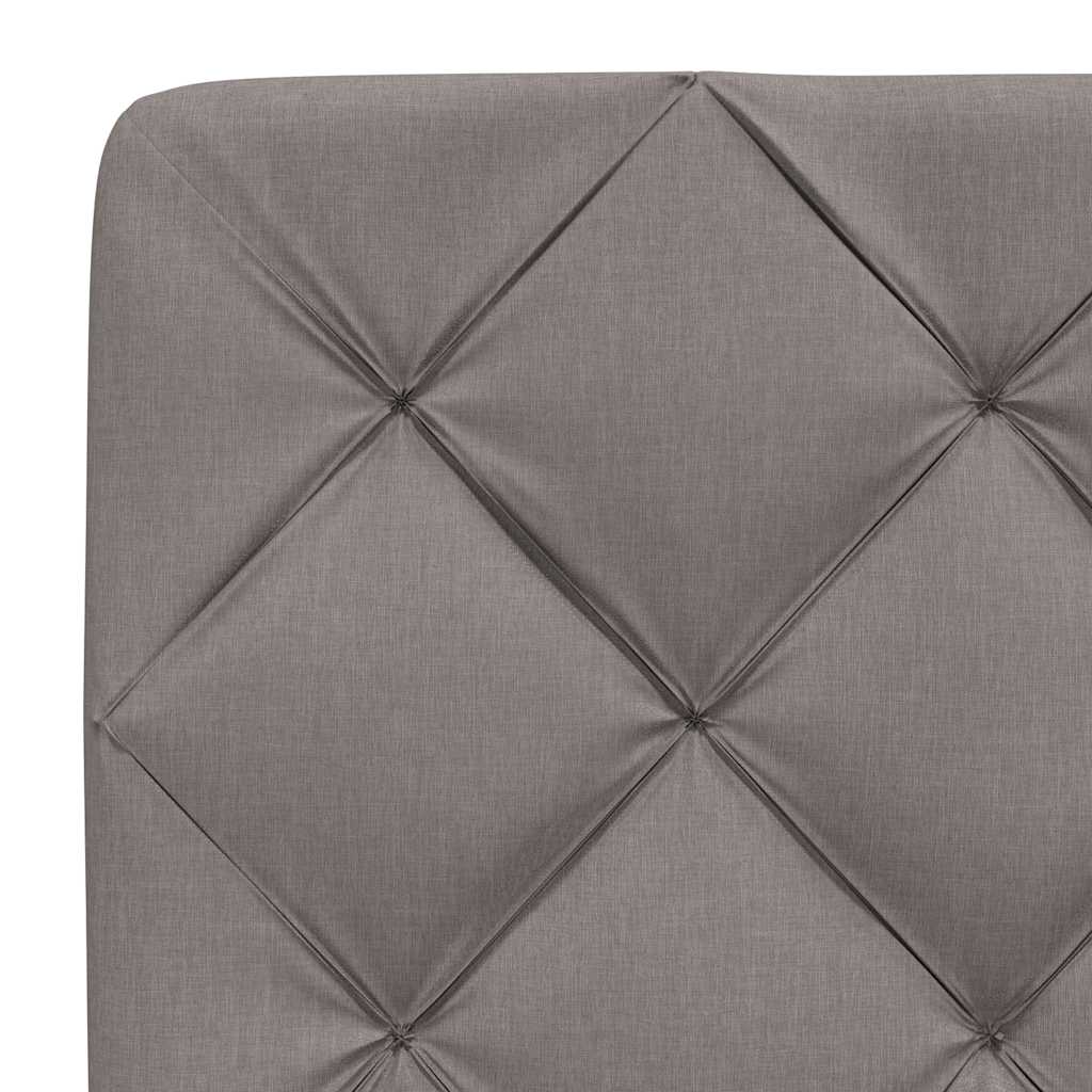 Letto con Materasso Tortora 140x200 cm in Tessuto | homemem39