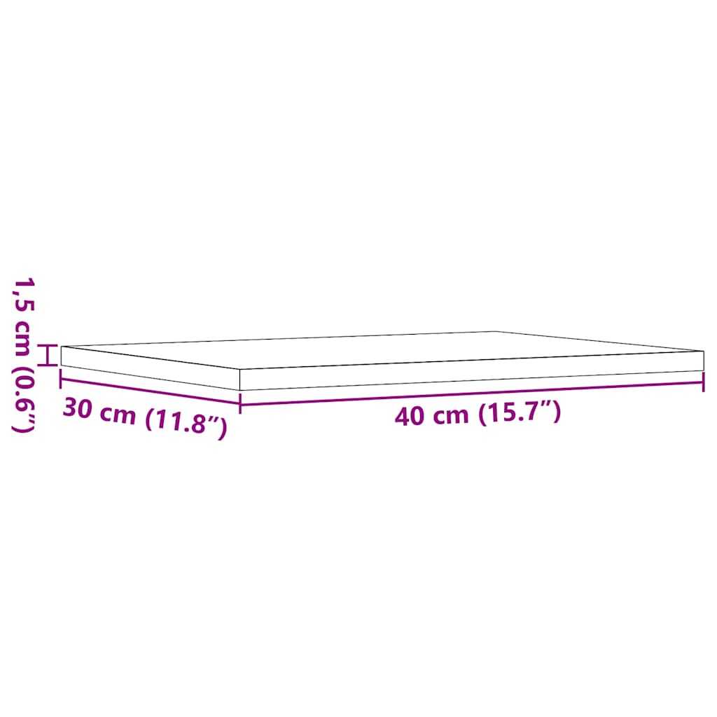 Ripiani per Libreria 4 pz Rovere 60x10x1,5 cm Legno Multistrato - homemem39
