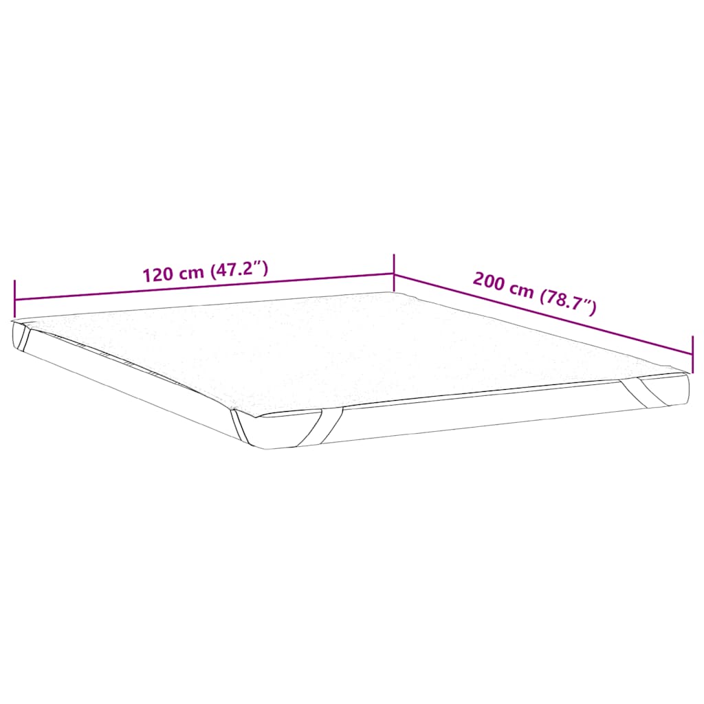 Coprimaterasso Bianco 120x200 cm Impermeabile | homemem39