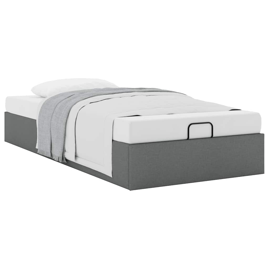 Struttura Letto Pouf senza Materasso 180x200 cm in Tessuto