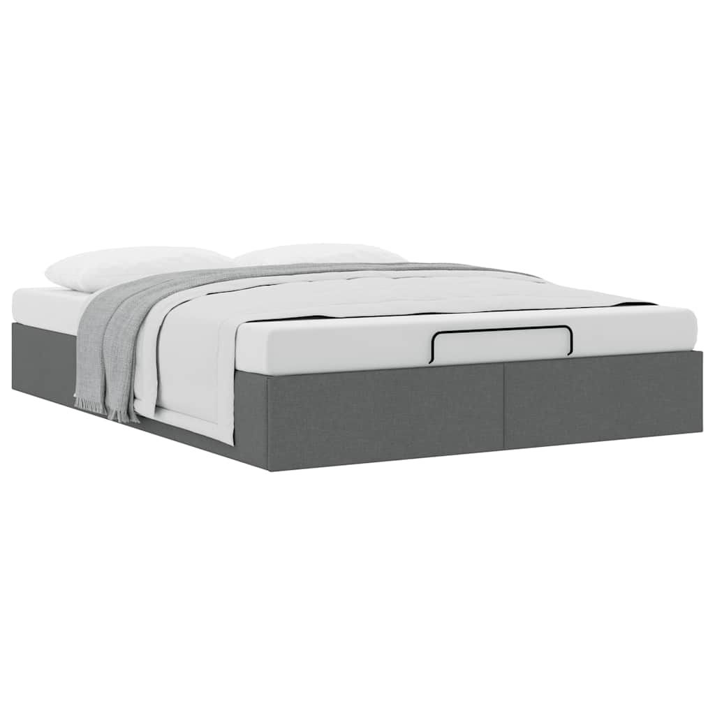 Struttura Letto Pouf senza Materasso 140x200 cm in Tessuto