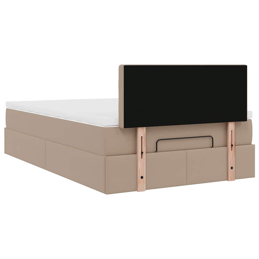 Struttura Letto Pouf con Materasso 120x200 cm Similpelle | homemem39