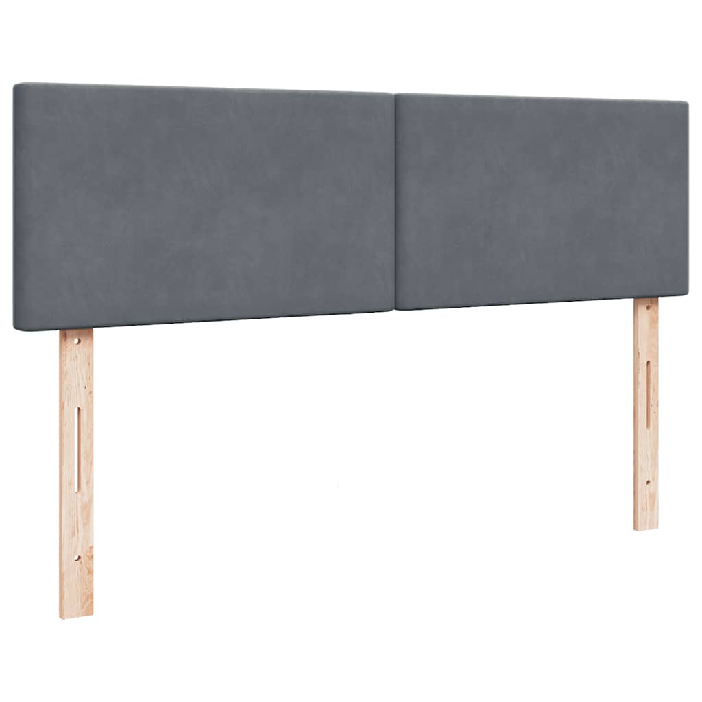 Struttura Letto Pouf con Materasso 140x200 cm in Velluto | homemem39