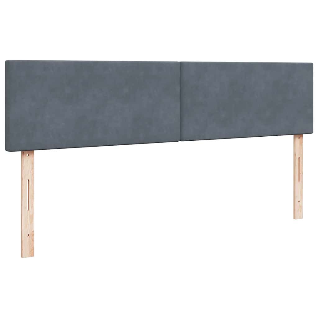 Struttura Letto Pouf con Materasso 200x200 cm in Velluto | homemem39