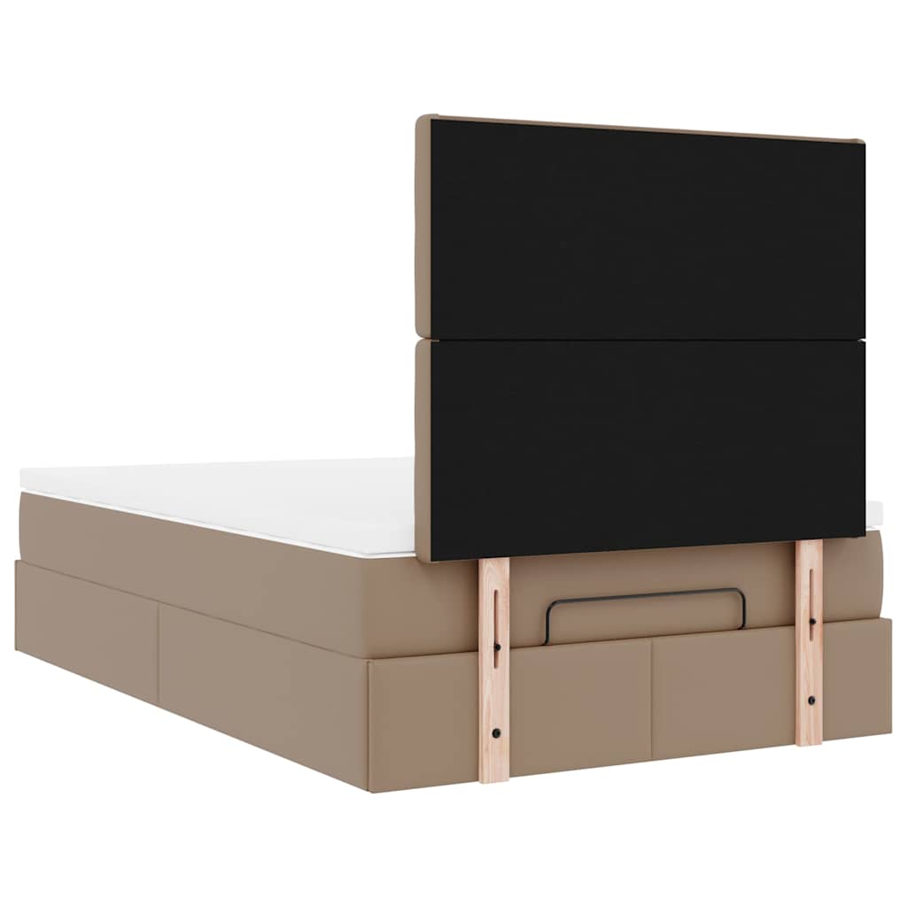 Struttura Letto Pouf con Materasso 120x200 cm Similpelle | homemem39