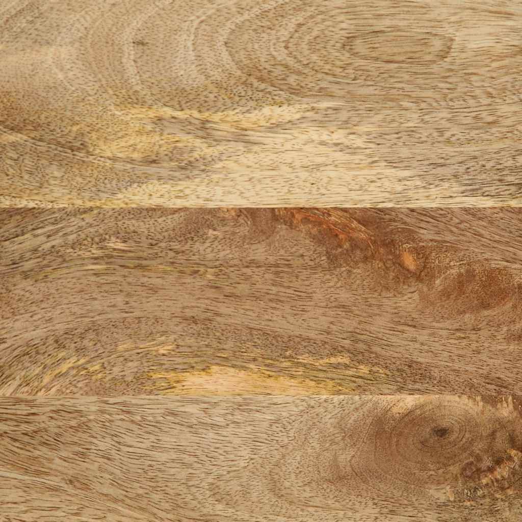 Credenza 80x33,5x75 cm in Legno Massello di Mango Grezzo | homemem39