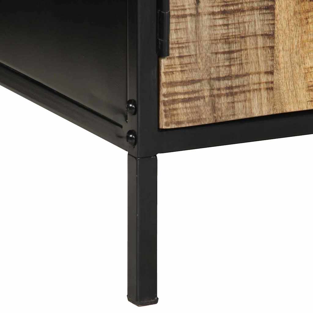 Armadio da Notte 2 pcs Marrone e Nero 50 x 30 x 45 cm