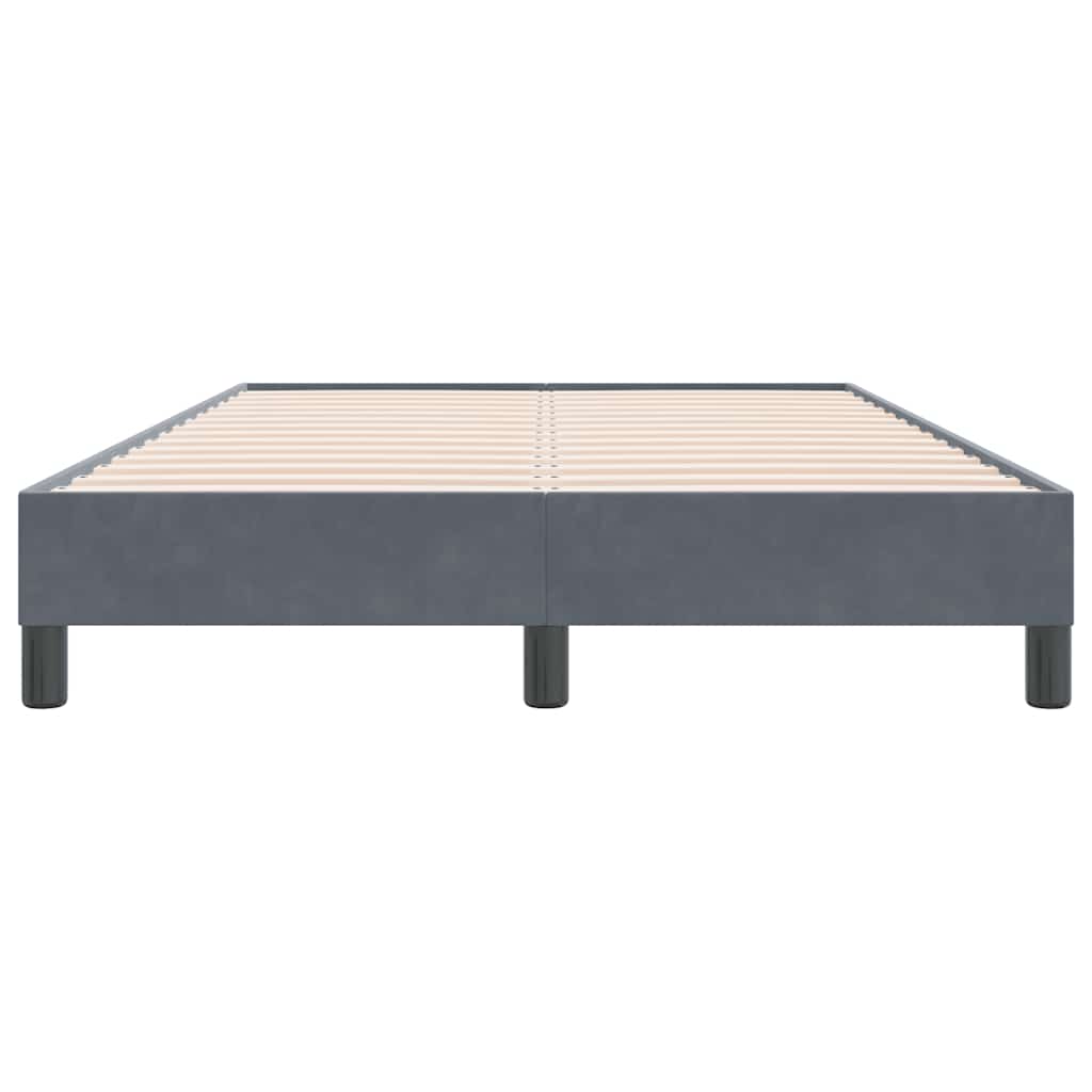 Letto a Molle senza Materasso in Velluto