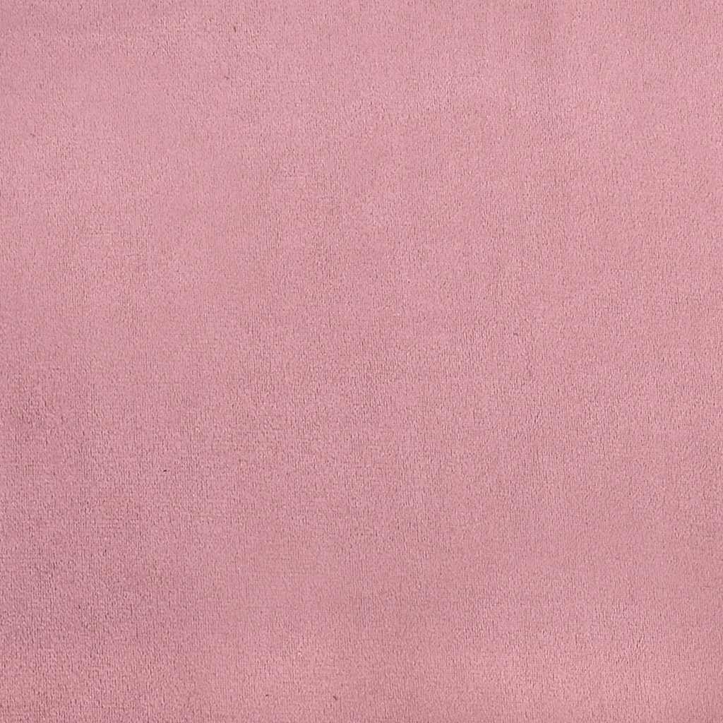 Giroletto a Molle con Materasso Rosa 140x210 cm in Velluto | homemem39