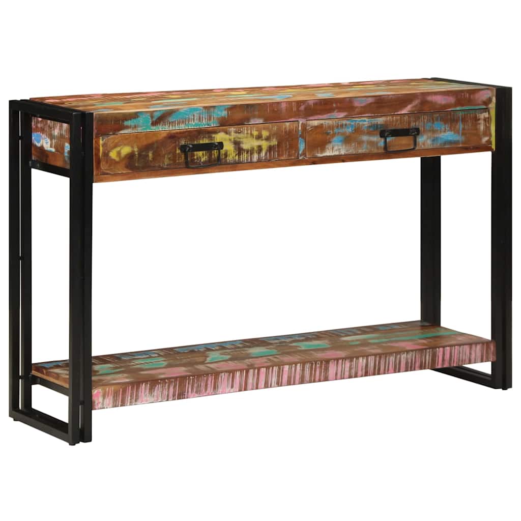 Tavolo consolle Multicolore Legno Recuperato Massello | homemem39