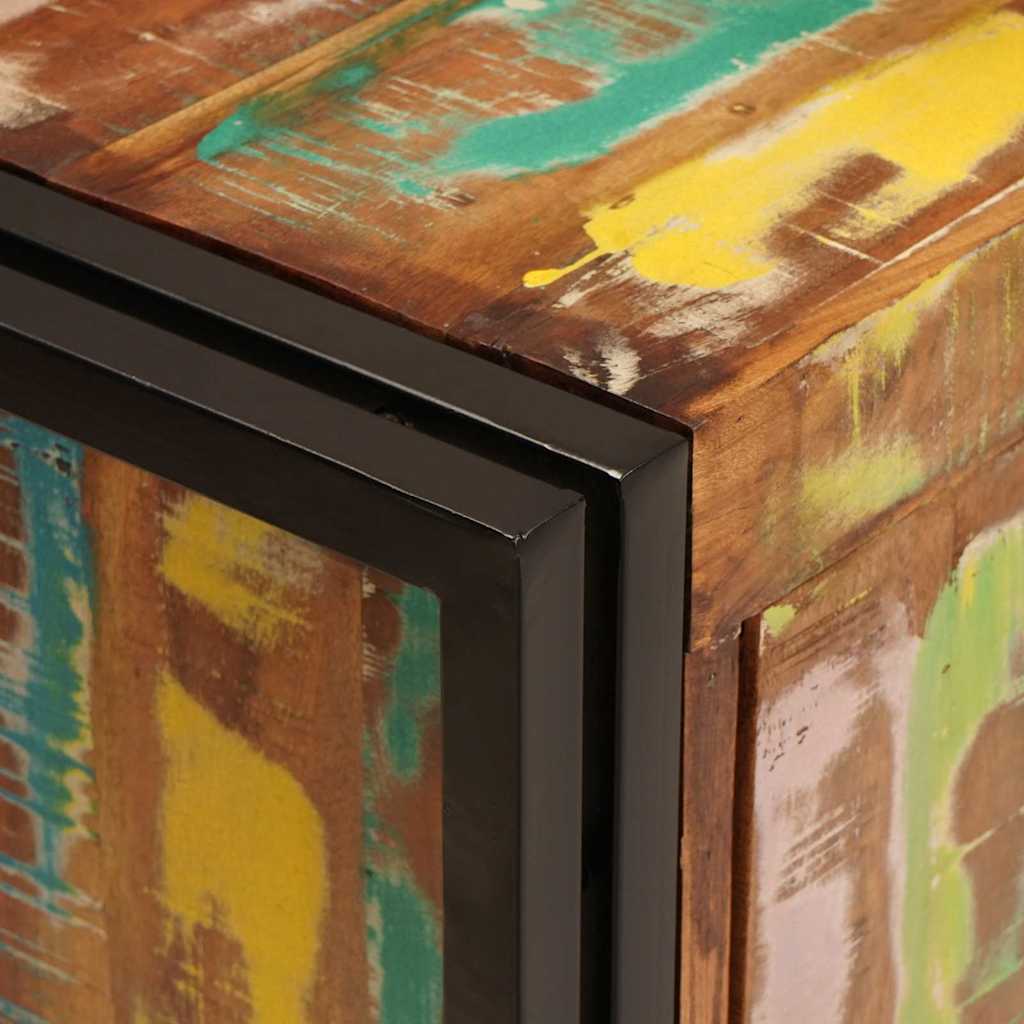 Armadio sottolavello Multicolore Legno Recuperato Massello