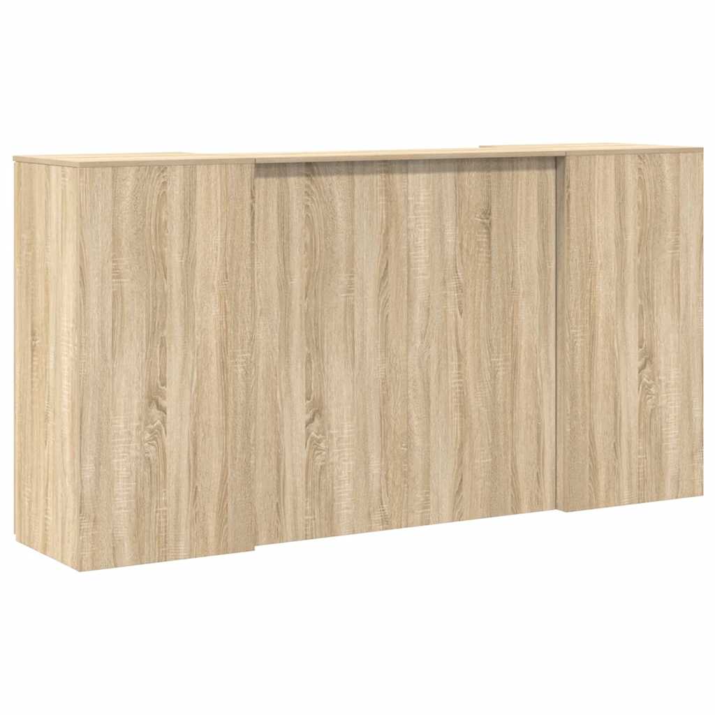 Banco Reception Rovere Sonoma 200x50x103,5 cm Legno Multistrato - homemem39