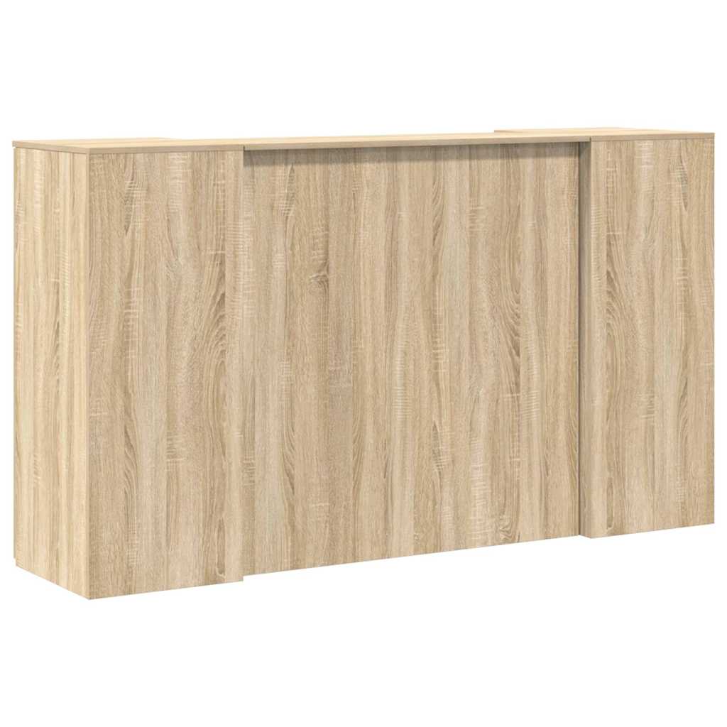 Banco Reception Rovere Sonoma 180x50x103,5 cm Legno Multistrato | homemem39