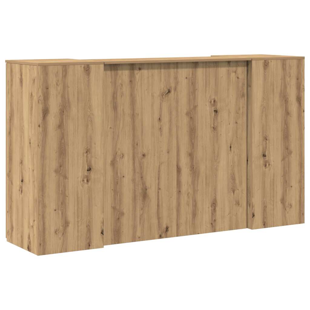Banco Reception Rovere Artigianale 180x50x103,5cm in Truciolato | homemem39