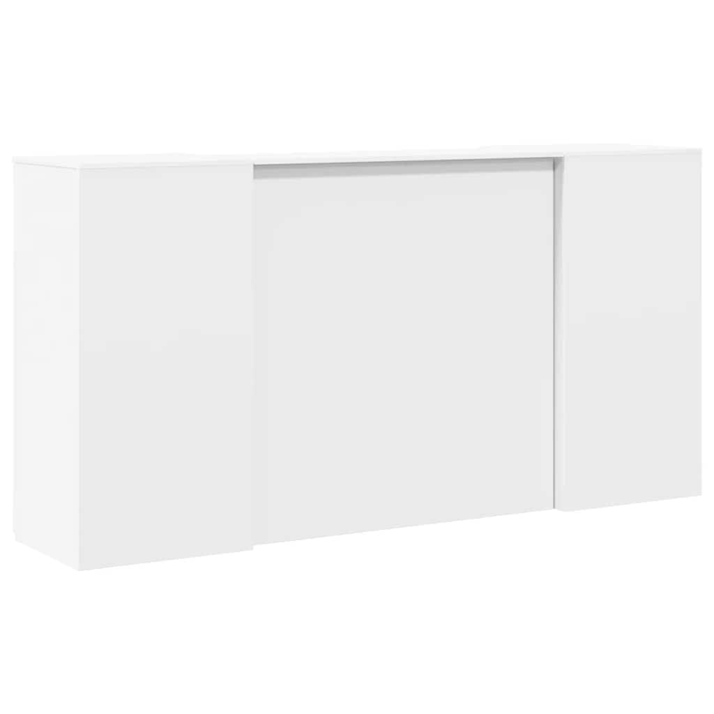 Banco Reception Bianco 200x50x103,5 cm in Legno Multistrato