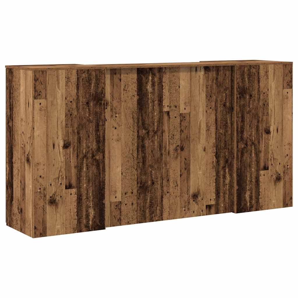 Banco Reception Legno Vecchio 200x50x103,5 cm Legno Multistrato | homemem39