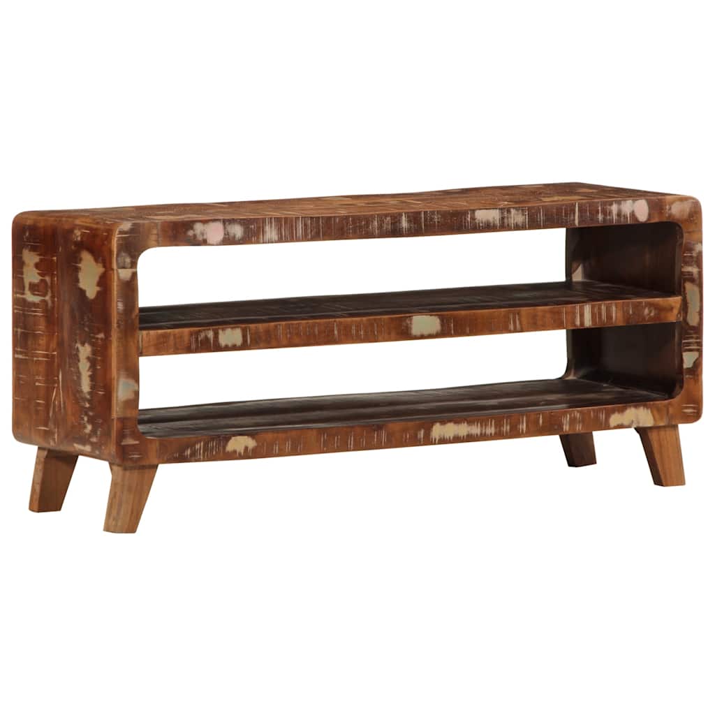 Mobile Porta TV 105x46x32 cm in Legno Massello di Recupero