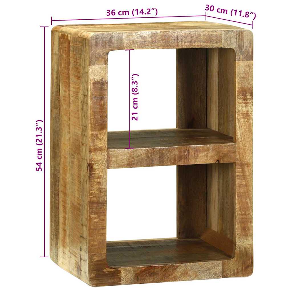 Mobile TV Marrone 36 x 30 x 54 cm Legno massello di mango | homemem39