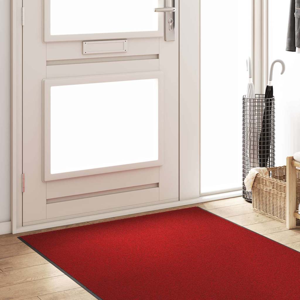 Tappetino Altro Rosso e Nero 120 x 400 cm Poliammide e PVC - homemem39