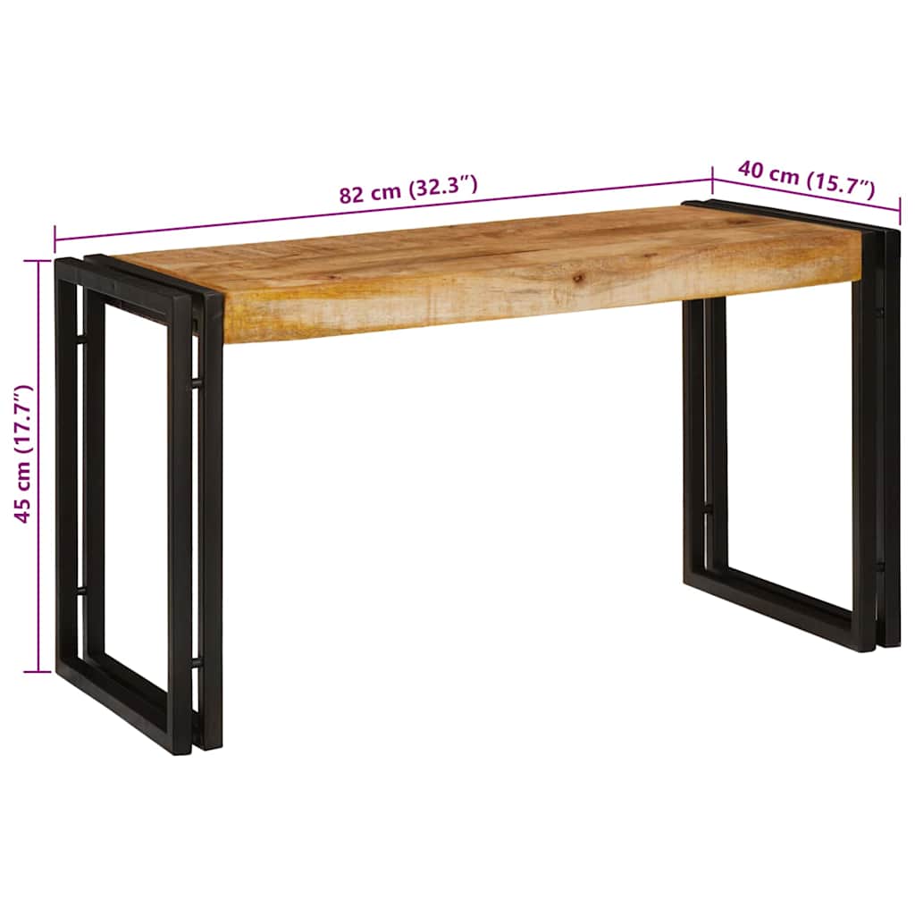 Tavolo Nesting 3 pcs Legno di mango massello e metallo | homemem39