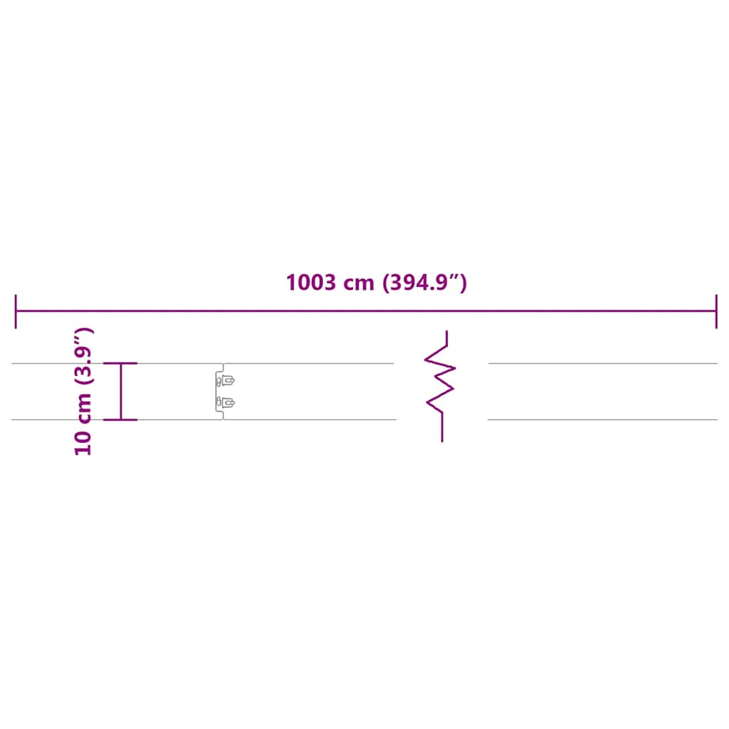Bordure per Prato 10 pz Bianchi Acciaio Laminato a Freddo | homemem39