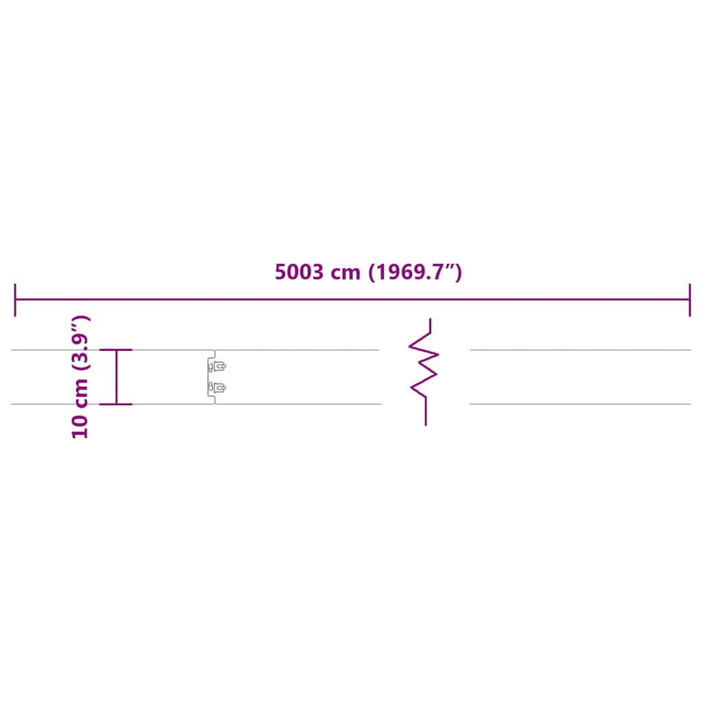 Bordure per Prato 50 pz Verde Oliva Acciaio Laminato a Freddo | homemem39