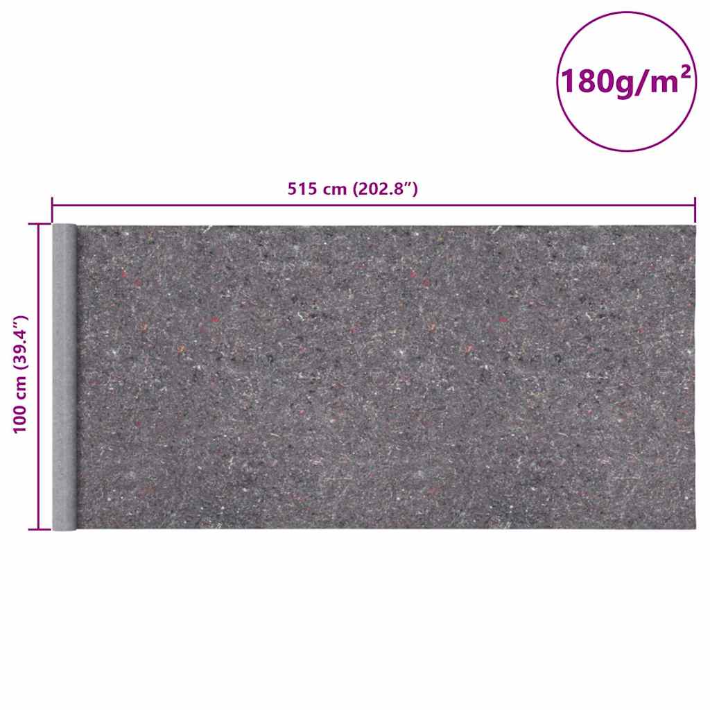 Pile Antiscivolo da Pittore 2 pz 5 m 180 g/m² Grigio | homemem39