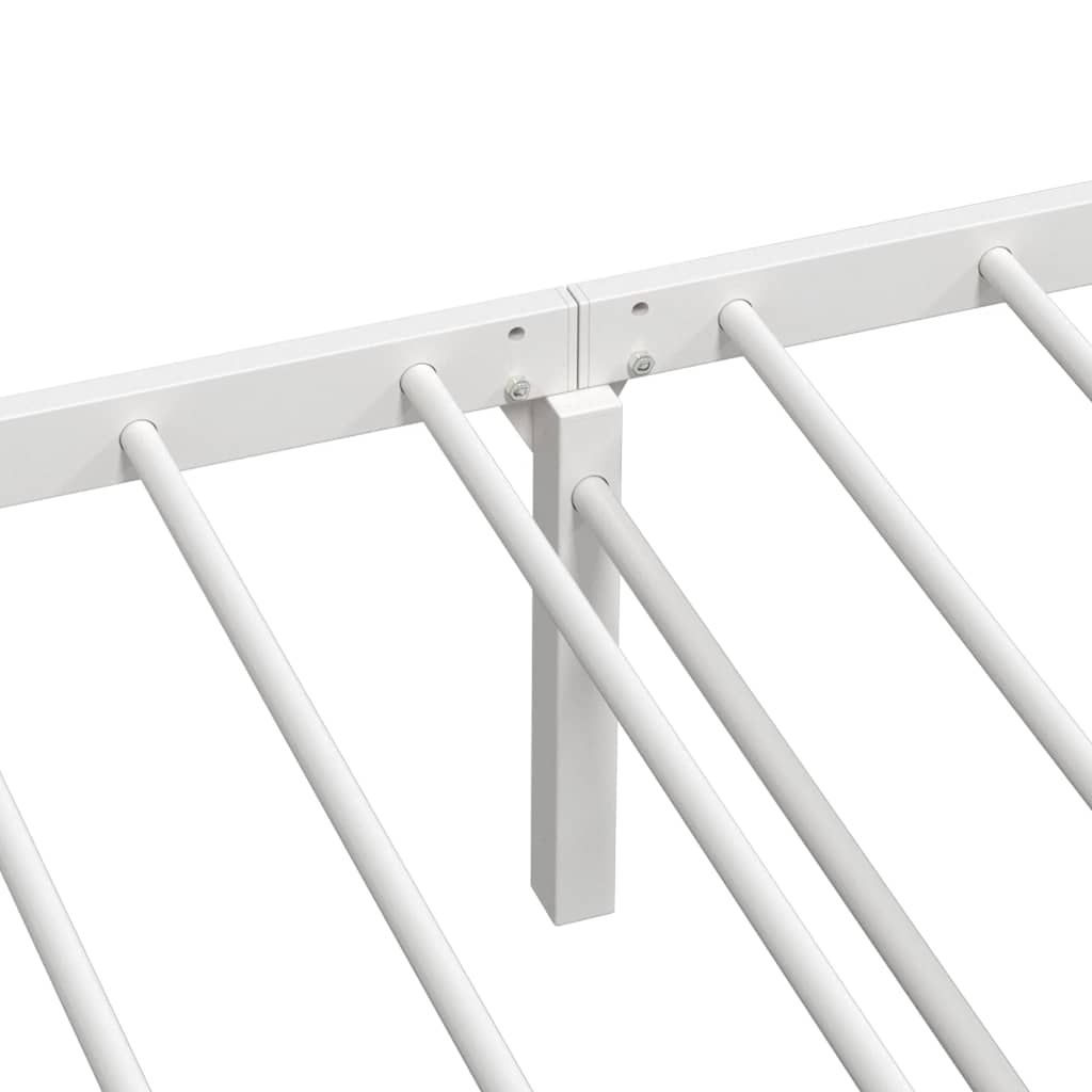 Giroletto senza Materasso Pieghevole Bianco 75x190 cm Acciaio | homemem39