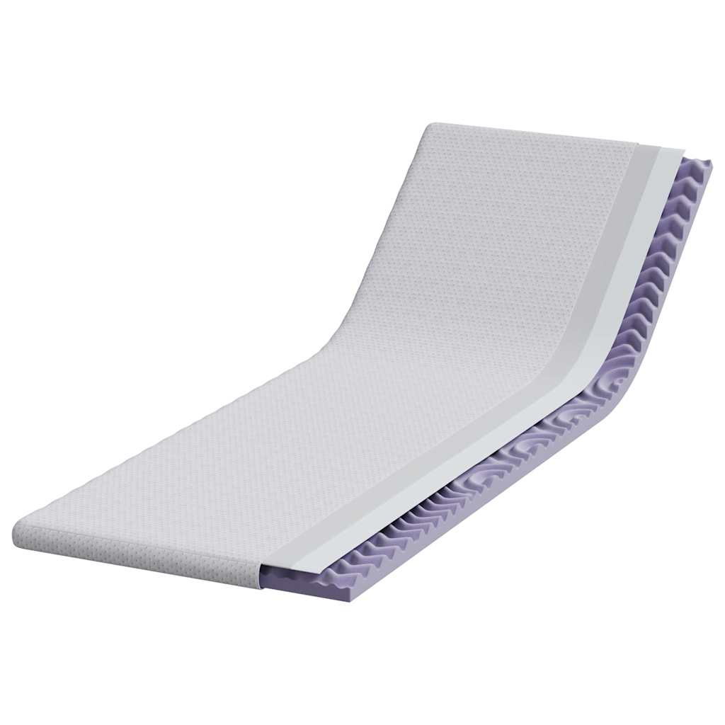 Topper per materasso Bianco 70 x 200 cm Tessuto Jacquard | homemem39