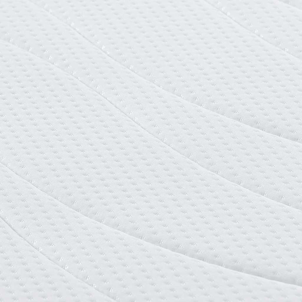 Materasso Bianco 140 x 200 cm Tessuto Jacquard | homemem39