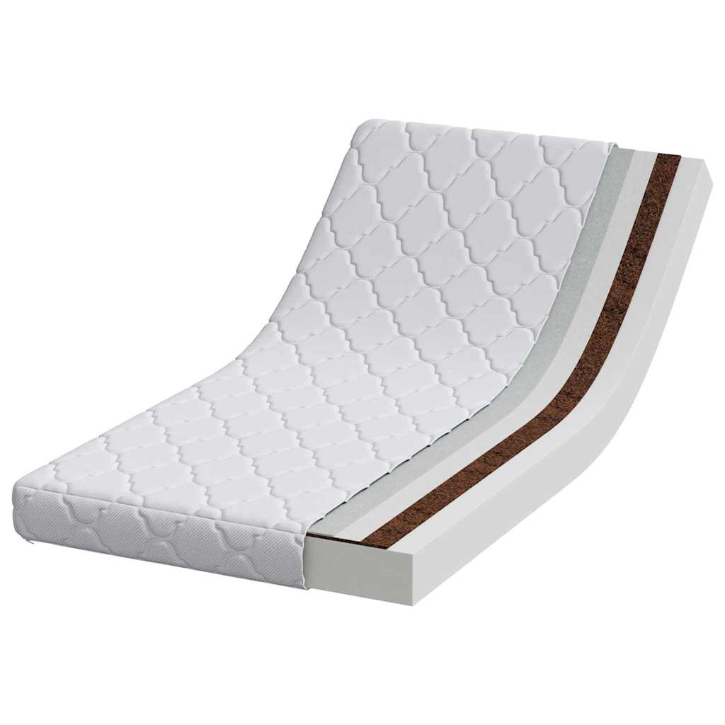 Materasso Bianco 60 x 120 cm Tessuto Jacquard | homemem39