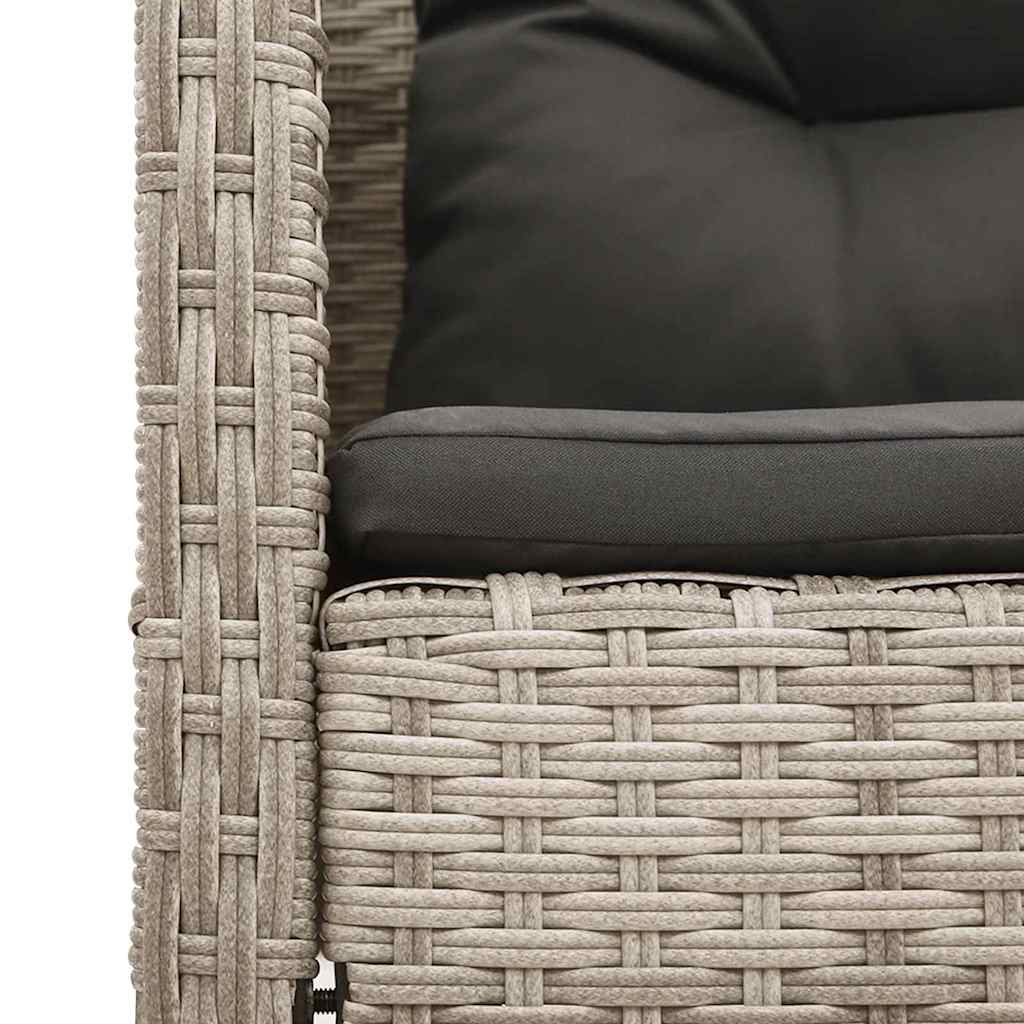 Set Divano da Giardino 6 pcs Grigio chiaro e grigio scuro | homemem39