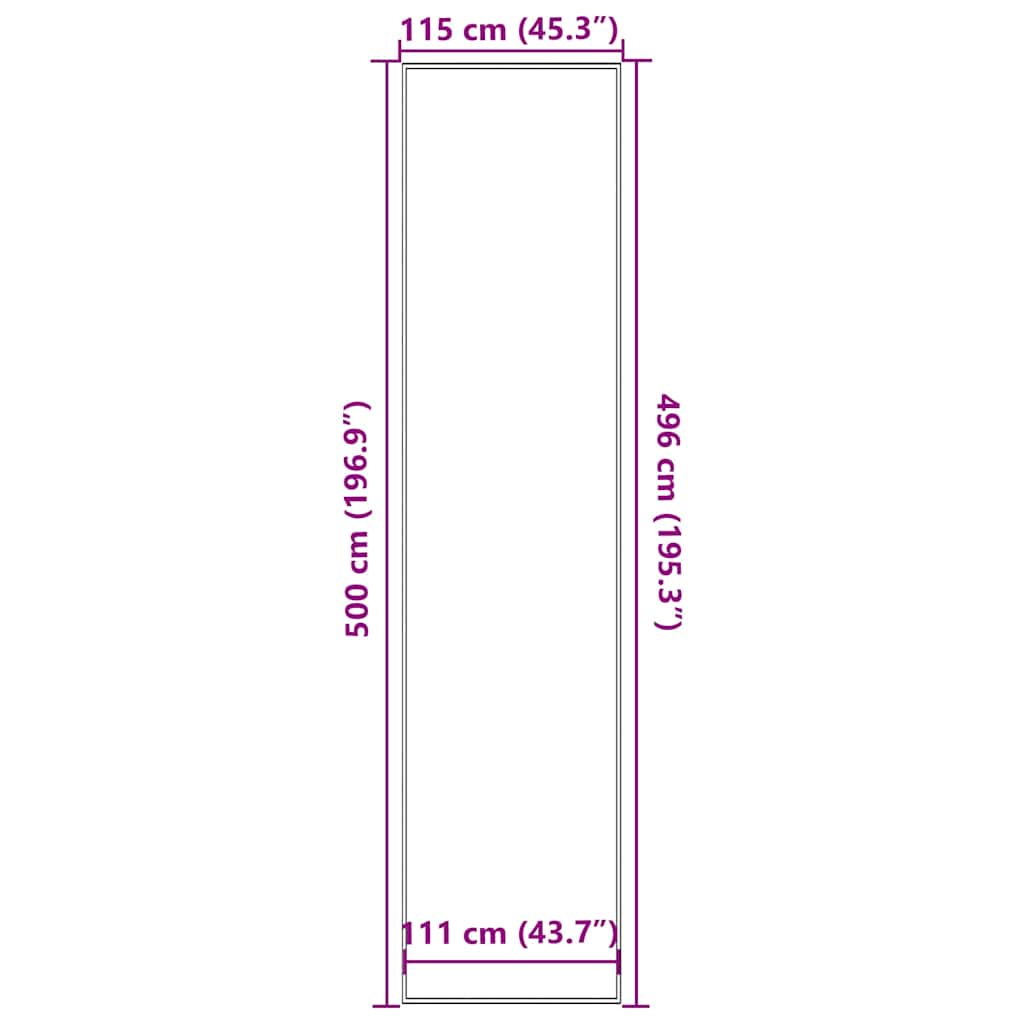 Zerbino Marrone 115x500 cm | homemem39