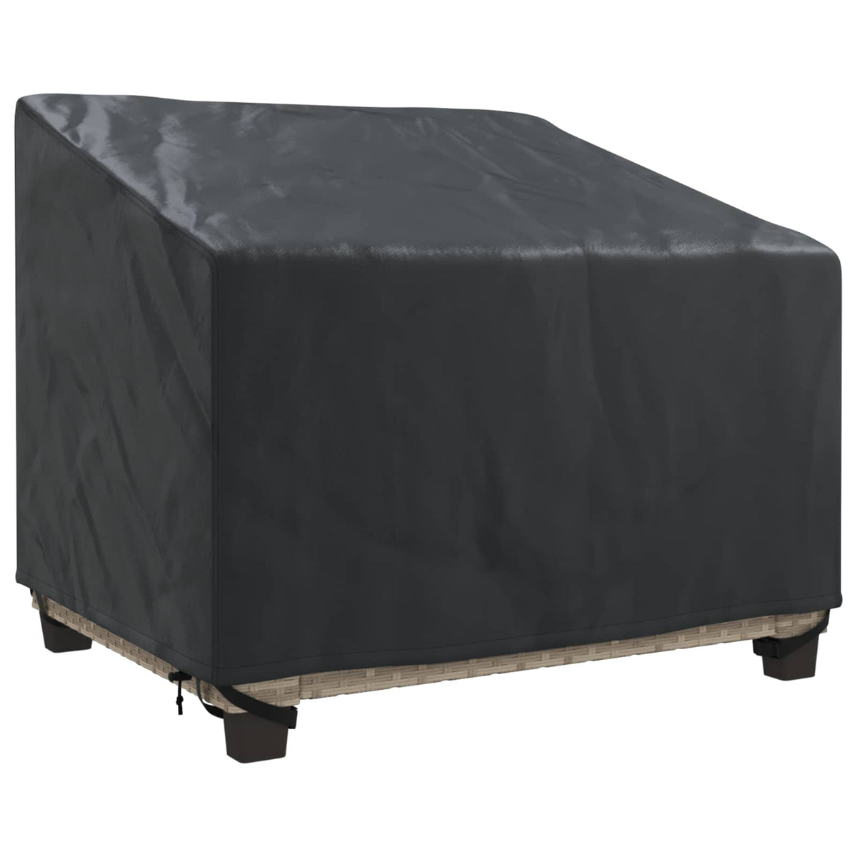 Copertura per sedia da giardino Nero 96 x 79 x 74 cm | homemem39