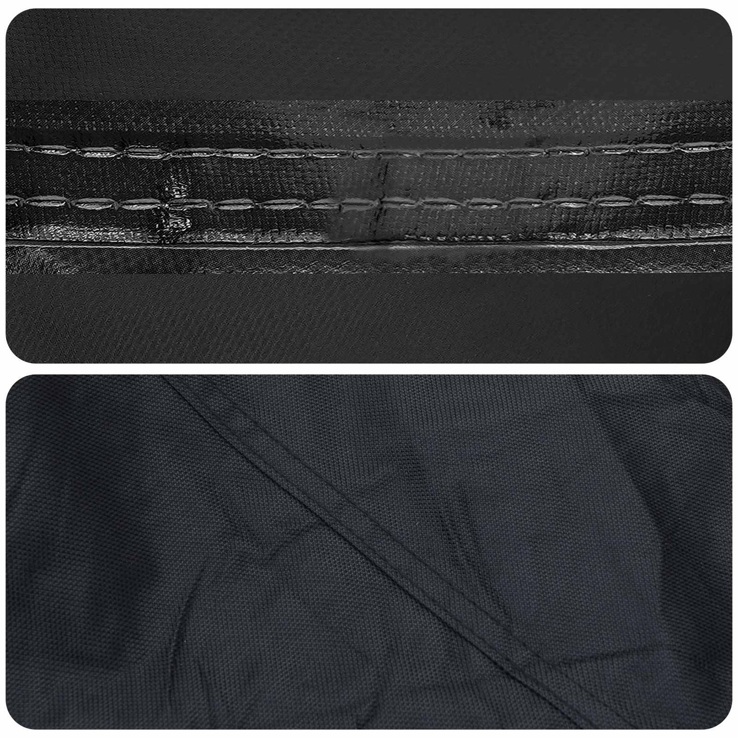 Copertura Tavolo Tinta unita Nero 102 x 202 x 15 cm Tessuto